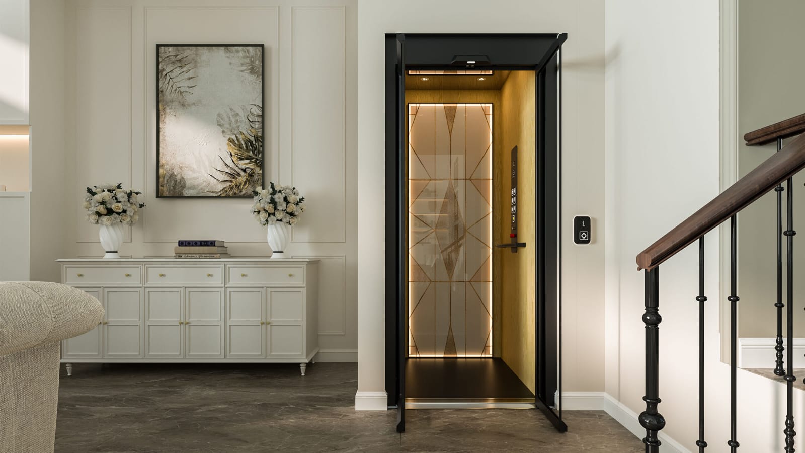 Elevator interior